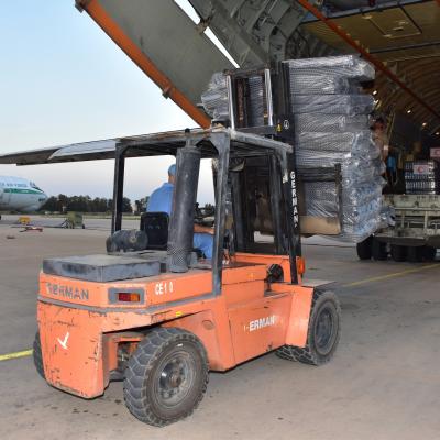 Acheminement d'aides humanitaires vers les camps des réfugiés sahraouis à Tindouf 