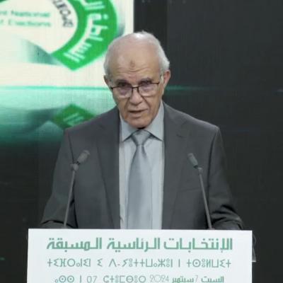 Mohamed Chorfi, président de l'ANIE