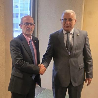 Boughali s'entretient à Genève avec le président du Parlement de l'Amérique latine et des Caraïbes  