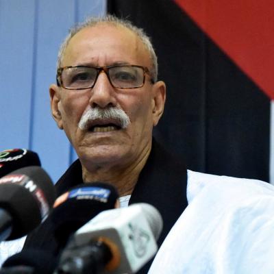 Brahim Ghali, président de la République sahraouie et Secrétaire général du Front Polisario 