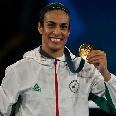 Imane Khelif et sa belle médaille d'or 