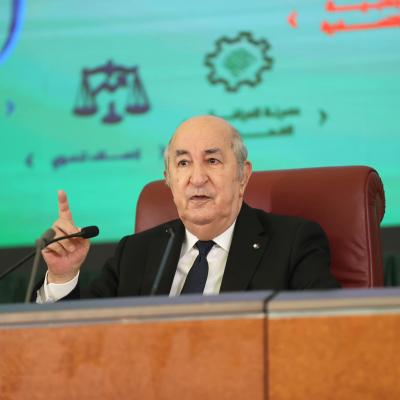 Abdelmadjid Tebboune, président de la République