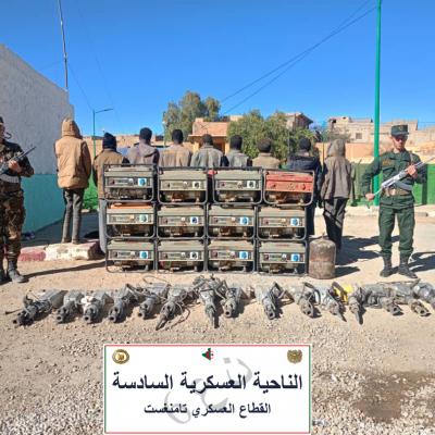 االجيش الوطني الشعبي: توقيف 9 عناصر دعم للجماعات الإرهابية خلال أسبوع