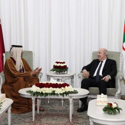 Le Président Tebboune reçoit le représentant de l'Emir de l'Etat du Qatar 