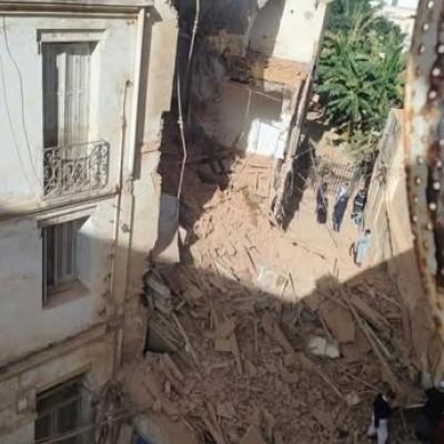 انهيار بناية بالقصبة