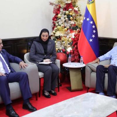 Boughali reçu à Caracas par le président de la République bolivarienne  du Venezuela