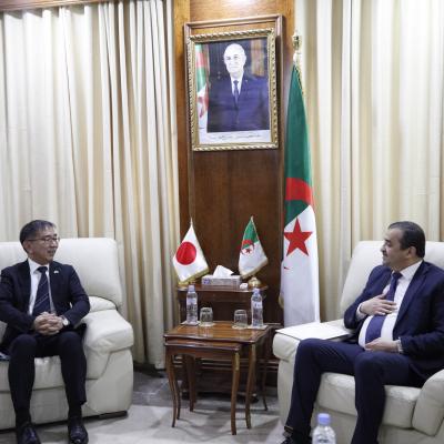 Arkab examine avec le nouvel ambassadeur du Japon les moyens de renforcer la coopération bilatérale