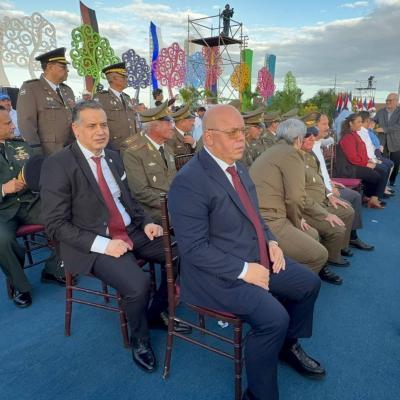 Chargé par le président de la République, Rebiga participe à Managua à la cérémonie d'investiture du Commandant en chef de l'Armée du Nicaragua