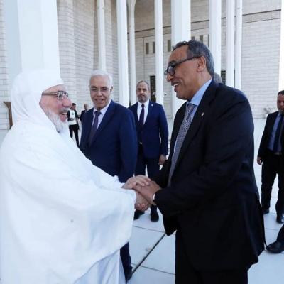 عميد جامع الجزائر  يسنقبل وزير التعليم العالي الموريتاني 
