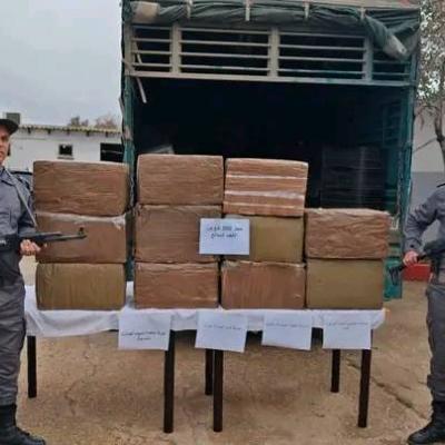 الجمارك تحجز 3 قناطير من الكيف المعالج في تيارت
