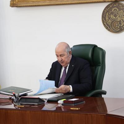 Abdelmadjid Tebboune, président de la République