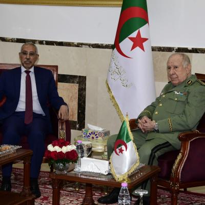 الفريق أول شنقريحة يستقبل وزير الدفاع الموريتاني