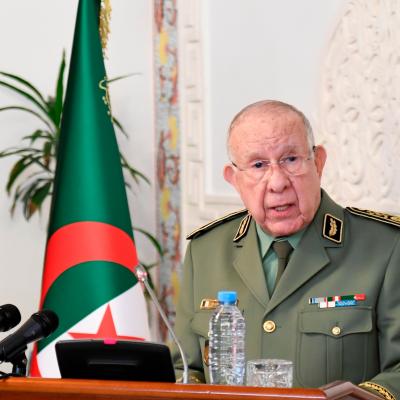 الفريق أول شنقريحة يترأس مراسم حفل تقديم التهاني بمناسبة عيد الفطر 