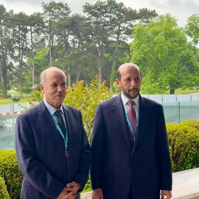  السيد سايحي يلتقي نظيره القطري بجنيف 