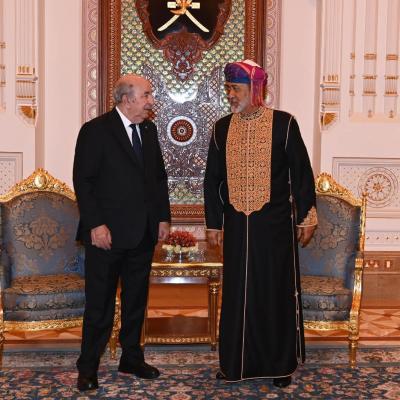 Le Sultan d'Oman effectue une visite d'Etat en Algérie