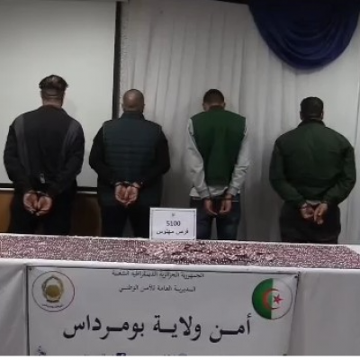 الاطاحة بشبكة اجرامية ببومرداس 