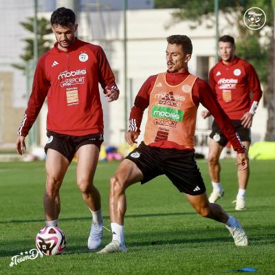 حصة تدريبية للاعبين المحليين