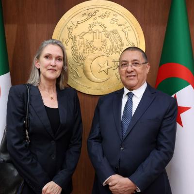 السيد مراد يستقبل سفيرة مملكة هولندا بالجزائر