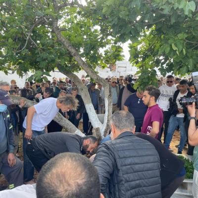 Le défunt Mohamed Lakhdar Hamina inhumé au cimetière de Sidi Yahia à Alger