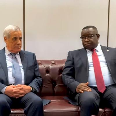 Larbaoui reçu à Freetown par le Président sierra-léonais