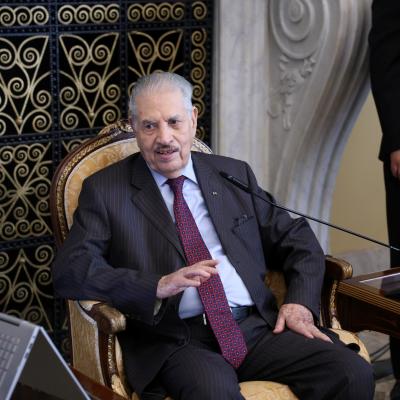 Goudjil préside une réunion de coordination avec les présidents des groupes parlementaires