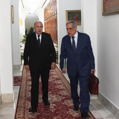 Abdelamdjid Tebboune Naidir Larbaoui