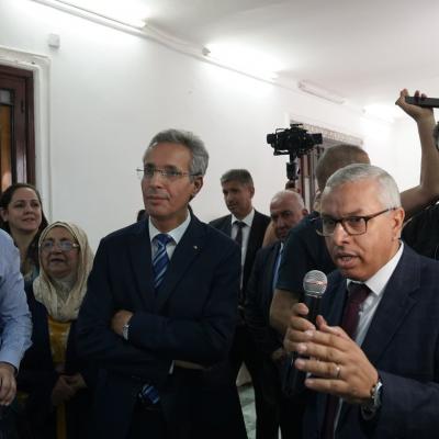 وزير الثقافة والفنون يشرف على  انطلاق أشغال ترميم "قصر المنزه" بقصبة الجزائر