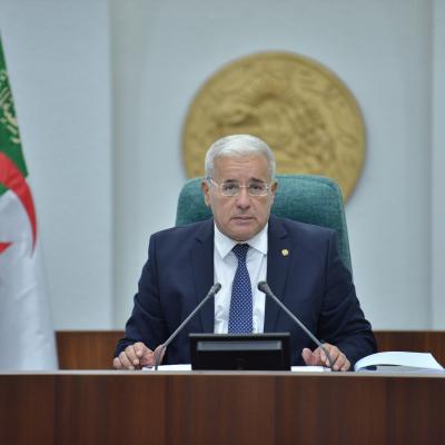 Brahim Boughali, président de l'Assemblée populaire nationale