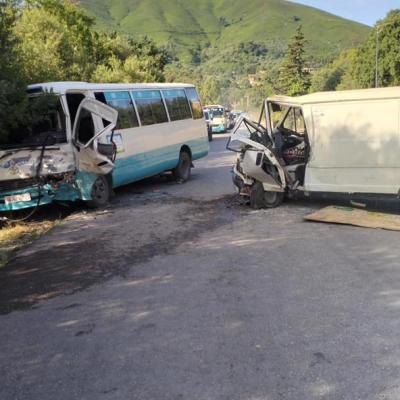 Collision Fourgon BUS