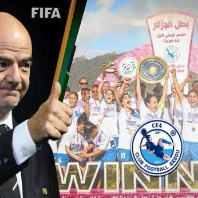 إنفانتينو يهنّئ فتيات أقبو