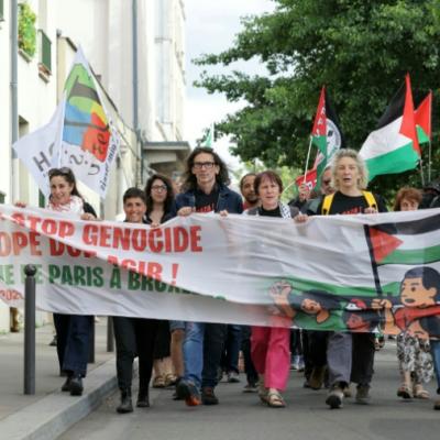 Marche Paris Bruxelles Ghaza