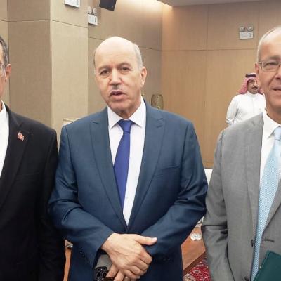 السيد سايحي يلتقي بوزيري الفلاحة والبيئة التونسيين 