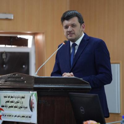 Yacine El Mahdi Oualid, ministre de la Formation et de l'Enseignement professionnels, 