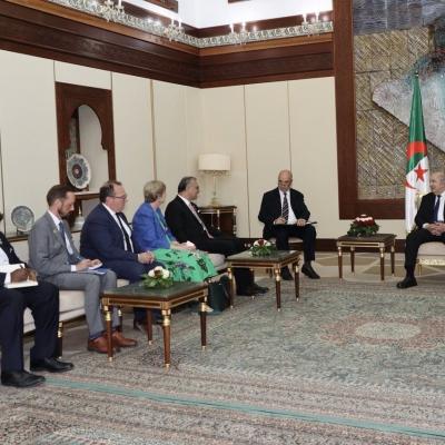 Le président de la République reçoit le haut conseiller du président américain pour l'Afrique, les affaires arabes et le Moyen-Orient