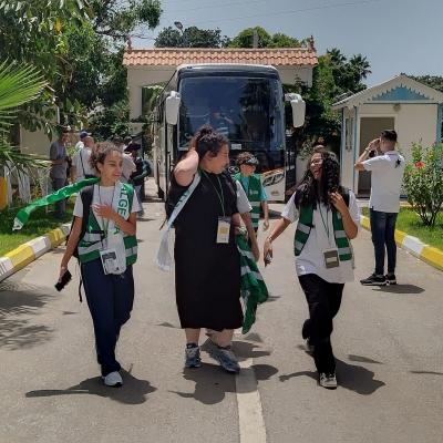 Un premier groupe d’enfants de la communauté nationale établie à l’étranger  accueilli à l'aéroport Ferhat-Abbas de Jijel