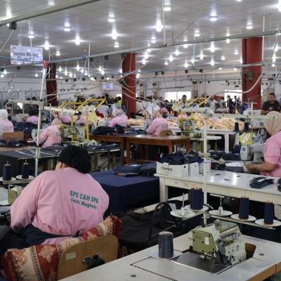 Intégration d’environ 300 femmes dans le domaine de l'industrie