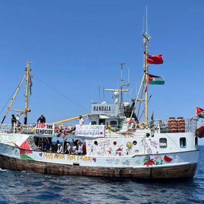 Navire ''Handala'': des soldats sionistes prennent le contrôle du bateau transportant de l'aide humanitaire aux Ghazaouis