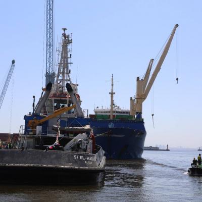 Remise en service de trois quais pour renforcer le traitement des conteneurs