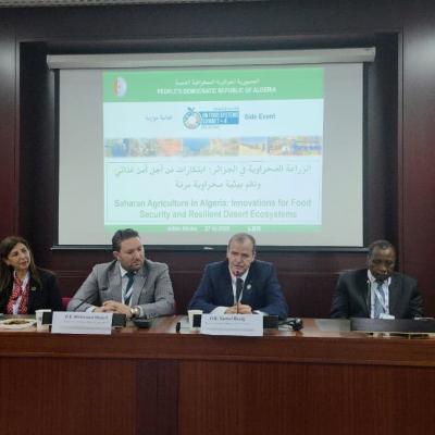 رئيس الجمهورية: الجزائر اعتمدت عدة استراتيجيات لتحقيق الامن الغذائي ومواجهة  آثار تغير المناخ