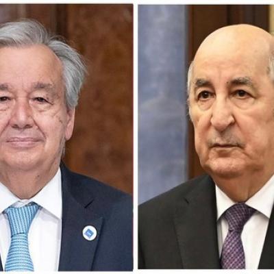 Tebboune Guterres