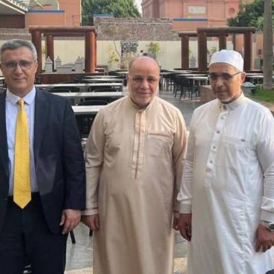 المؤتمر العالمي العاشر للإفتاء: بلمهدي وزيد الخير يزوران مقر مشيخة الأزهر 