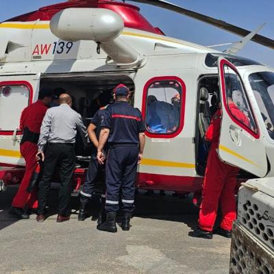 الحماية المدنية: إجلاء جوي لطفلين تعرضا لحروق بورقلة