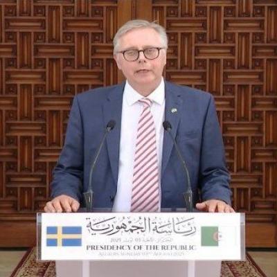 سفير مملكة السويد بالجزائر يشيد بمستوى العلاقات "الممتازة" بين البلدين