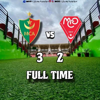   فوز ثمين لفريق  مولودية الجزائر أمام مولودية وهران  3-2