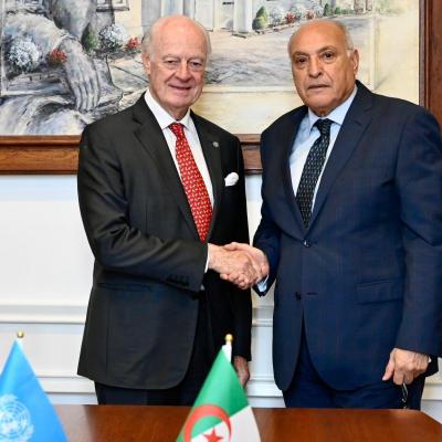  مع المبعوث الشخصي للأمين العام للأمم المتحدة للصحراء الغربية​​​​​​​