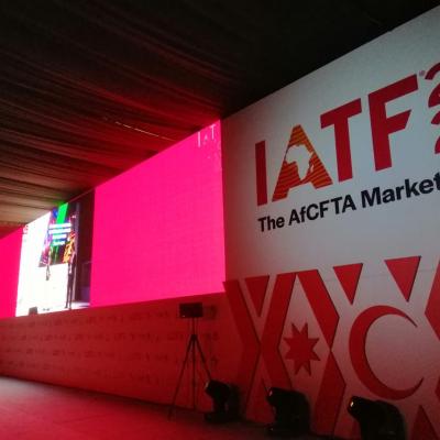 انطلاق مراسم اختتام معرض التجارة البينية الإفريقية