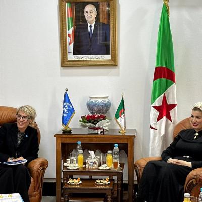 السيدة مولوجي تستقبل ممثلة صندوق الأمم المتحدة للطفولة بالجزائر