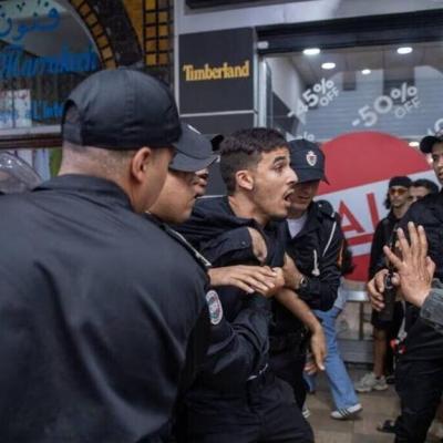 موقوفو الاحتجاجات في المغرب 