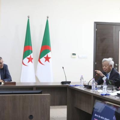 أشغال عمومية: السيد جلاوي يبحث سبل التعاون مع وفد البنك الآسيوي للاستثمار  في البنية التحتية