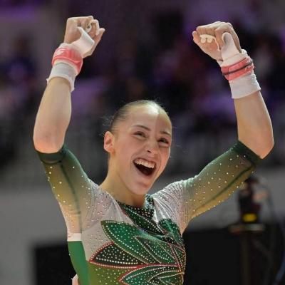 Médaille d'or pour Kaylia Nemour aux barres asymétriques